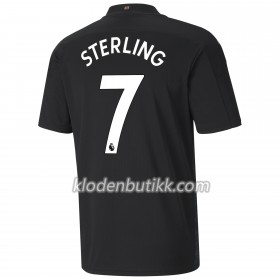 Manchester City Raheem Sterling 7 Borte Fotballdrakt 2020-2021 Kortermet